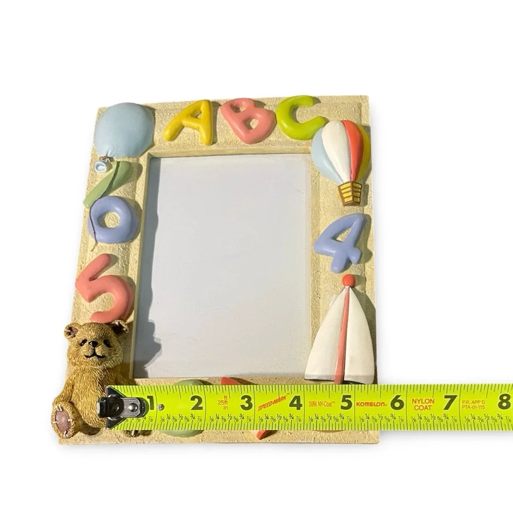 Cute‎ Teddy Bear ABC Kids Photo Frame Nursery Decor Baby Shower Gift pregnancy